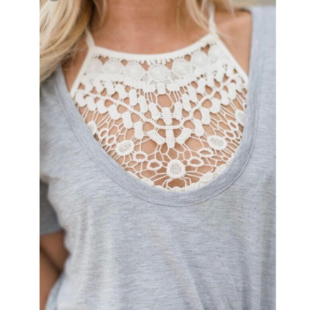 🌟NEW COLOR🌟High Neck Crochet Bralette - Picture 5 of 8